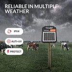 10-MILE Solar Electric Fence Charger 0.11 Joule Day/night Mode For Livestock New. Price: $148.72.