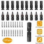10 Pairs Solar Panel Cable Connectors Male/female Compatible With MC4 New. Price: $13.76.