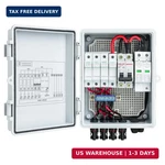 Solar Combiner Box, Briidea 4-STRING Pv With 10A Circuit Breakers & New. Price: $105.55.