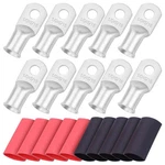 Igreely 10PCS 1/0 Gauge Wire Lugs Awg - 5/16"(M8), Tinned Copper New. Price: $18.99.