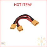 Riieyoca XT60 Parallel Battery Connector 14AWG Cable Splitter Male 2 New. Price: $10.75.
