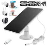 Solar Panel For Security Camera Micro & Usb-c Port Adjustable New. Price: $19.69.