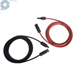 Pair 15 Ft Black+red 12AWG Labwork Solar Panel Extension Cable Wire Connector New. Price: $14.43.