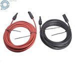 Pair 30 Ft Black + Red 12AWG Solar Panel Extension Cable Wire Connector New. Price: $27.15.