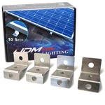 40PC Solar Panel Aluminum Z-shape Brackets For Rv Boat Household Flat Roof Mount New. Price: $50.09.