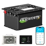 Tcbworth 36V 105AH Battery LIFEPO4 Lithium For Golf Cart 200A Bms Monit+charger New. Price: $783.99.