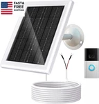Ring Solar Charger 5W 12VAC Compatible With Video Doorbell 3/3+/4, Battery New. Price: $40.05.