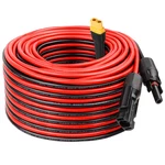 Mookeerf Solar Extension Cable 10AWG 75FT Connector XT60-F New. Price: $183.14.