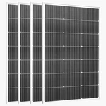 Uimoso 4PCS 100W Monocrystalline Solar Panels With MC4 Connectors &durable Frame New. Price: $185.99.
