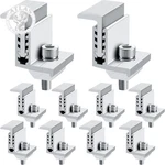 Zhengmy 10 Solar Panel End Mounting Bracket Mid Clamps Aluminum Rail New. Price: $34.98.