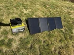 Goal Zero 500X Power Station + Nomad 100 Solar Panels Open. Price: $900.00.