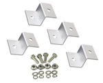 Tektrum Z Bracket Solar Flush Mount Kit Supporting Panels - Set Of 4 New. Price: $14.95.