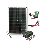 Polycrystalline Solar Panel With Power Inverter And 11 Amp Charge Controller New. Price: $264.95.
