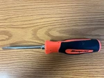 Snap On SGB4B 1/4 Flat Blade Orang/black Comfort Grip Handle Screwdriver LOT#80 Used. Price: $29.99.