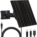 10W Solar Panel With 10400MAH Battery For Security & Trail Cameras, 5V/12V Adjus New. Price: $44.47.
