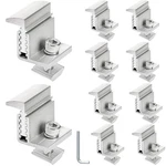 Solar Panel End Clamp Mounting Brackets 10 Pcs 35-50MM For Framed New. Price: $28.99.