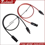 Findmall 1PAIR 25FT Black + Red 12AWG Solar Panel Extension Cable Wire Connector New. Price: $25.01.