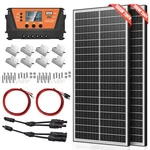 200W Watt Bifacial Solar Panel Kit 12V Home Pv Power Off-grid Rv Camper System New. Price: $120.99.