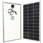 Windynation 100 Watt 12 Volt Monocrystalline Solar Panel Battery Charger Pack New. Price: $125.00.