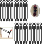 20PARK Umust Silicone Cable Ties, Reusable Management Organizer, Cord New. Price: $12.99.