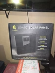 Lion Energy 50 Solar Panel Portable Durable Efficient Black New. Price: $75.00.