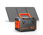 Marbero 150W Peak Solar Generator With 30W Panel 88.8WH Camping Portable New. Price: $199.00.