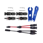 30A Solar Y Branch Parallel Cable Kit 1 Pair Rv Shop MC4 Connectors & 2 Spanners New. Price: $12.59.
