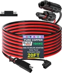 10AWG 20FT Solar Adapter To Sae Extension Cable, & Female Panel Pl... New. Price: $62.77.