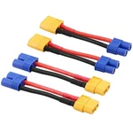 Linsyrc 2 Pairs XT60 EC3 Plug Female Connector Adapter For Fpv ... New. Price: $11.88.