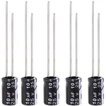 Tnisesm 20PCS Electrolytic Capacitor 25V With Aluminum Radial Leads 10UF... New. Price: $10.58.