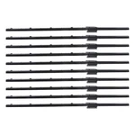 Lablt Black 10PCS 3FT Heavy Duty Steel Fence Posts Drive In No Dig With Anchor New. Price: $35.27.