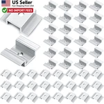 48 Pack Solar Panel Mid Clamps Aluminum Mount Bracket 1.06IN From Usa New. Price: $42.88.