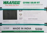 Waaree WSBC-50 Ceyone 50W Solar Kit W/30A Charge Controller & Rooftop Box New. Price: $69.95.