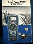 Cem LA-1017 Solar Power Multimeter Cat Iii 600V &dmm Brand New Ob. Price: $54.99.