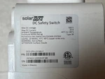 Solaredge Dc/dc Safety Switch 500V DCD-1PH-US-S4H-F Without Cover Used. Price: $50.00.