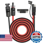 Mookeerf 25FT Solar Panel Sae Adapter Cable 10AWG Extension Rv Carav New. Price: $85.04.