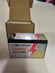 Deespaek 12V 10 Ah LIFEPO4 Battery Rechargeable Open. Price: $38.99.
