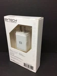 New- Bytech Universal Dual Usb Wall Charger 2.4 Amp White Port. Price: $5.39.