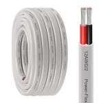 Kimbluth 12 Gauge Duplex Marine Wire Tinned Copper Boat Cable, 30FT Awg Stand. Price: $46.39.