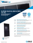 (lot Of 21) Qcells 480 Bifacial Solar Panels Q.peak Duo XL-G10.3/BFG New. Price: $2750.00.