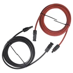 Lablt 10 Awg 15 Ft Pair Solar Panel Extension Cable Wire Connector Black + Red New. Price: $22.06.