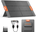 Portable Solar Panel For Power Station, 24% High Efficiency 100W, Gray New. Price: $141.82.