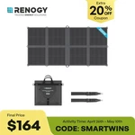 Renogy 200W Solar Panel Blanket Portable Suitcase Foldable New. Price: $204.99.