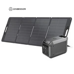 Dabbsson Portable Power Station 768WH 600W W/ 210W Foldable Solar Panel Camping New. Price: $599.00.