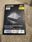 Anker - Prime Desktop Charger (200W, 6 Ports, Gan) Silver New. Price: $56.00.