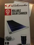 Schumacher SP-550 Weather Proof Rollable Solar CHARGER,5.5W New Sealed. Price: $59.99.