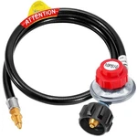 4FT Adjustable High Pressure Propane Regulator With Hose (0-10 Psi) 1/8" Ma... New. Price: $27.16.