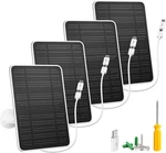 Solar Panel For Security Camera, 5W Dc 5V USB-4 Pack New. Price: $125.00.