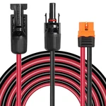 Mookeerf 10FT Solar Panel XT60I Adapter Connector - 10AWG Extension Cable For New. Price: $48.99.