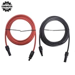 Solar Panel Extension Cable Wire Connector Pair 15FT Black + Red 10 Awg New. Price: $22.76.